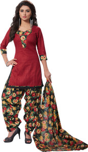 Giftsnfriends Cotton Printed Salwar Suit Dupatta Material