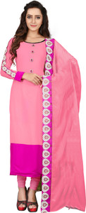 The Four Hundred Georgette Self Design Salwar Suit Dupatta Material