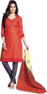 Drapes Cotton Printed Salwar Suit Dupatta Material