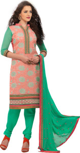 BanoRani Jacquard Embroidered Dress/Top Material