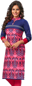 Jevi Prints Cotton Printed Kurti Fabric