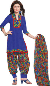 Giftsnfriends Cotton Printed Salwar Suit Dupatta Material