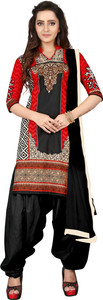 The Four Hundred Cotton Polyester Blend Printed Salwar Suit Dupatta Material