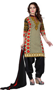 BanoRani Cotton Printed Salwar Suit Dupatta Material