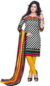 Drapes Cotton Printed Salwar Suit Dupatta Material