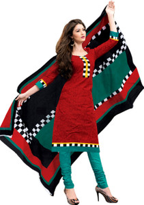 Drapes Cotton Printed Salwar Suit Dupatta Material