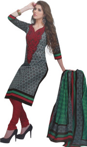 Giftsnfriends Cotton Printed Salwar Suit Dupatta Material