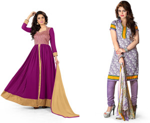 BanoRani Georgette Printed Salwar Suit Dupatta Material