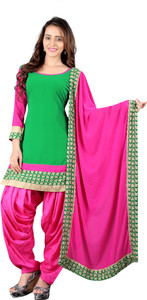 BanoRani Georgette Embroidered Salwar Suit Dupatta Material