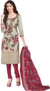Ishin Synthetic Printed Salwar Suit Dupatta Material