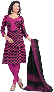 Drapes Cotton Printed Salwar Suit Dupatta Material