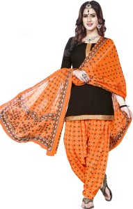 Ishin Synthetic Printed Salwar Suit Dupatta Material