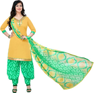 Giftsnfriends Cotton Printed Salwar Suit Dupatta Material