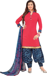 Giftsnfriends Cotton Printed Salwar Suit Dupatta Material