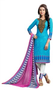 Giftsnfriends Synthetic Printed Salwar Suit Dupatta Material