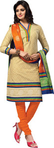 Dfolks Cotton Printed Salwar Suit Dupatta Material