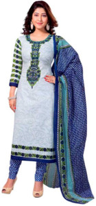 Miraan Cotton Printed Salwar Suit Dupatta Material