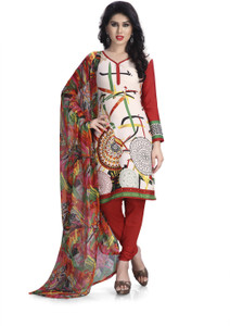 Vaamsi Polyester Printed Salwar Suit Material