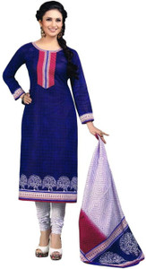 FastColors Cotton Printed Salwar Suit Dupatta Material