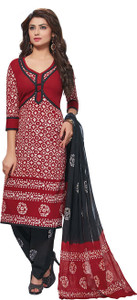 Giftsnfriends Cotton Printed Salwar Suit Dupatta Material