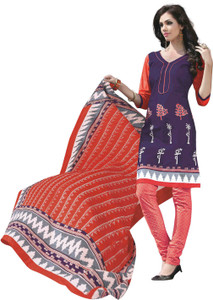 Drapes Cotton Printed Salwar Suit Dupatta Material