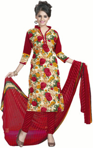 Susetrendz Synthetic Printed Salwar Suit Dupatta Material