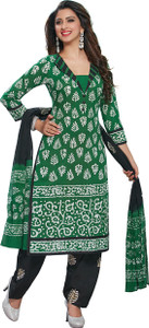 Giftsnfriends Cotton Printed Salwar Suit Dupatta Material