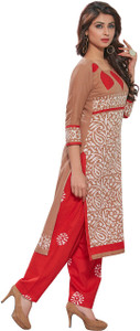 Giftsnfriends Cotton Printed Salwar Suit Dupatta Material