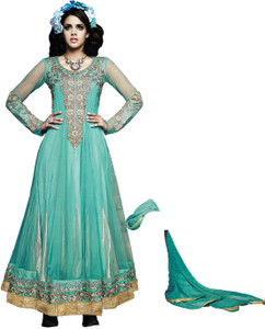 MF Net Embroidered Salwar Suit Dupatta Material