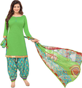 Giftsnfriends Cotton Printed Salwar Suit Dupatta Material