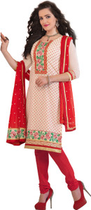 BanoRani Jacquard Embroidered Dress/Top Material