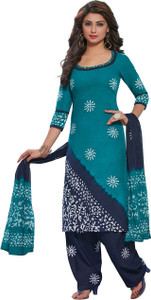 Giftsnfriends Cotton Printed Salwar Suit Dupatta Material