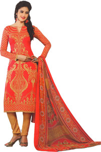 Giftsnfriends Crepe Printed Salwar Suit Dupatta Material