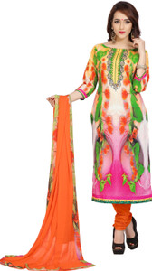 Ziyaa Cotton Floral Print Salwar Suit Dupatta Material