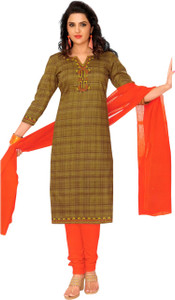Giftsnfriends Cotton Printed Salwar Suit Dupatta Material