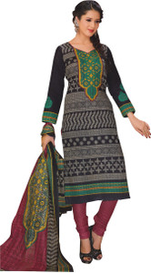 Giftsnfriends Cotton Printed Salwar Suit Dupatta Material