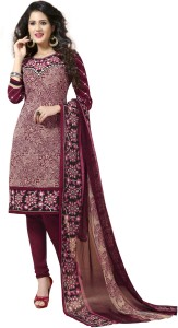 Drapes Crepe Printed Salwar Suit Dupatta Material