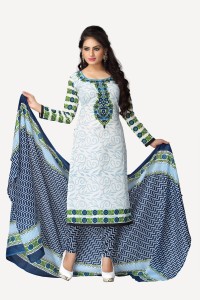 Vaamsi Polyester Printed Salwar Suit Dupatta Material