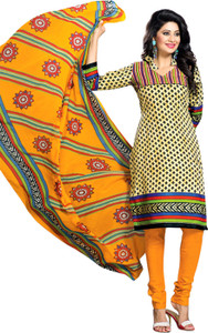 Drapes Cotton Printed Salwar Suit Dupatta Material