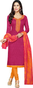 Paroma Art Jacquard Printed Salwar Suit Dupatta Material