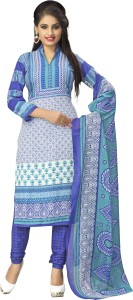 Vaamsi Polyester Printed Salwar Suit Dupatta Material