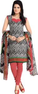 BanoRani Cotton Polyester Blend Printed Dress/Top Material
