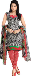 BanoRani Cotton Polyester Blend Printed Dress/Top Material
