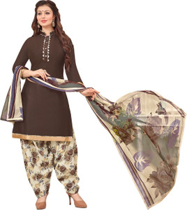 Giftsnfriends Cotton Printed Salwar Suit Dupatta Material