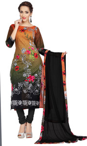Ziyaa Cotton Floral Print Salwar Suit Dupatta Material