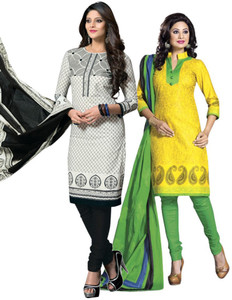 Priyanshi Cotton Printed Salwar Suit Dupatta Material