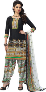 Blue Woman Cotton Self Design Dress/Top Material
