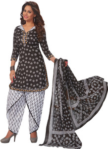 Giftsnfriends Cotton Printed Salwar Suit Dupatta Material