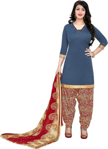 Giftsnfriends Cotton Printed Salwar Suit Dupatta Material