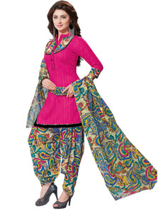 Giftsnfriends Cotton Printed Salwar Suit Dupatta Material
